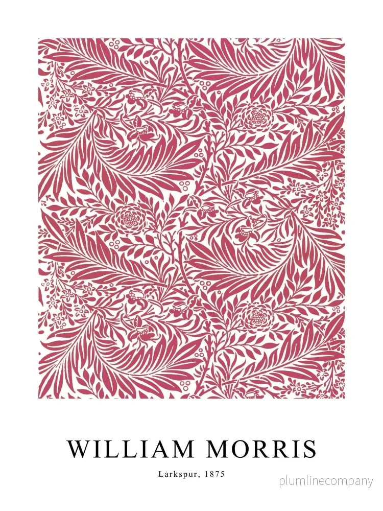 Larkspur Mulberry Wine Poster