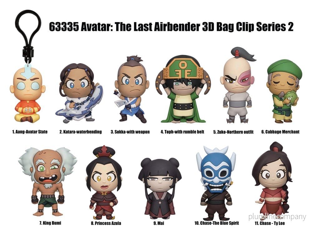 Avatar The Last Airbender 3D PVC Bag Clips Series 2 blind bag-display (24) - Bild 2