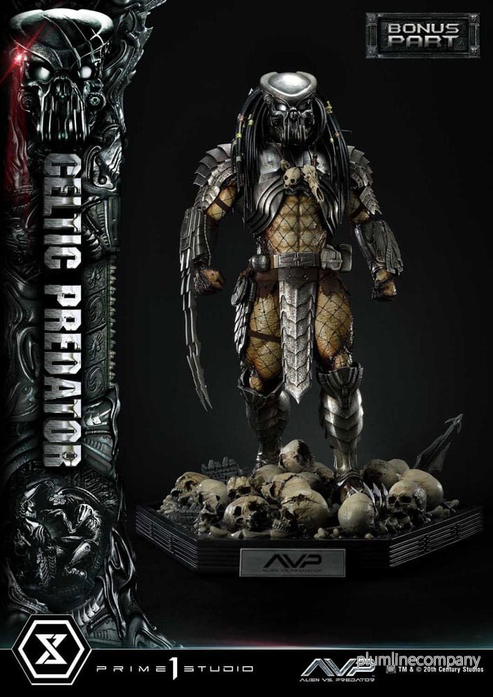 Alien vs. Predator Museum Masterline Series staty 1/3 Celtic Predator Bonus Ver. 95 cm Alien vs. Predator Museum Masterline Series staty 1/3 Celtic Predator Bonus Ver. 95 cm