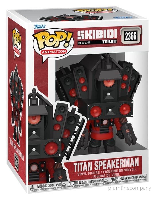 Skibidi Toalett POP! Rocks Figur Titan Speakerman 9 cm - Bild 3