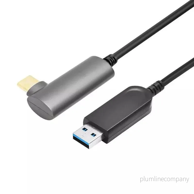 NÖRDIC aktiv AOC Fiber 10m USB-C till USB-A VR Link Kabel för Oculus Quest 2 USB3.2 Gen2 10Gbps Super Speed VR Link cable - Bild 2