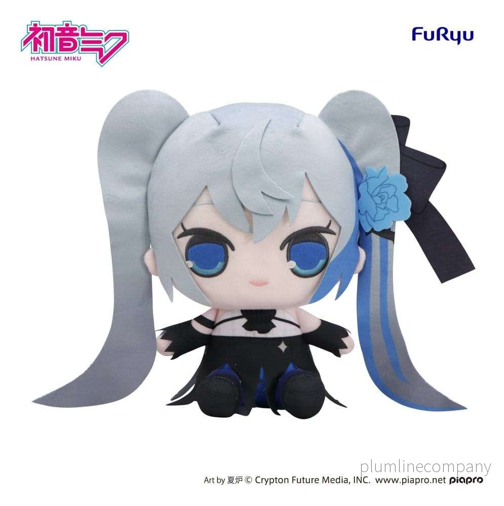 Hatsune Miku Kyurumaru stort gosedjur Blue Rose 28 cm Hatsune Miku Kyurumaru stort gosedjur Blue Rose 28 cm