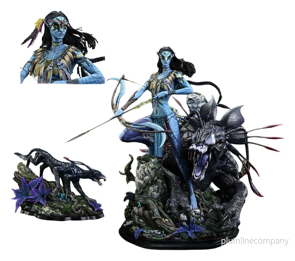 Avatar (Film) Real Elite Masterline Series Staty 1/4 Neytiri & Thanator Deluxe Bonus Version 75 cm Avatar (Film) Real Elite Masterline Series Staty 1/4 Neytiri & Thanator Deluxe Bonus Version 75 cm