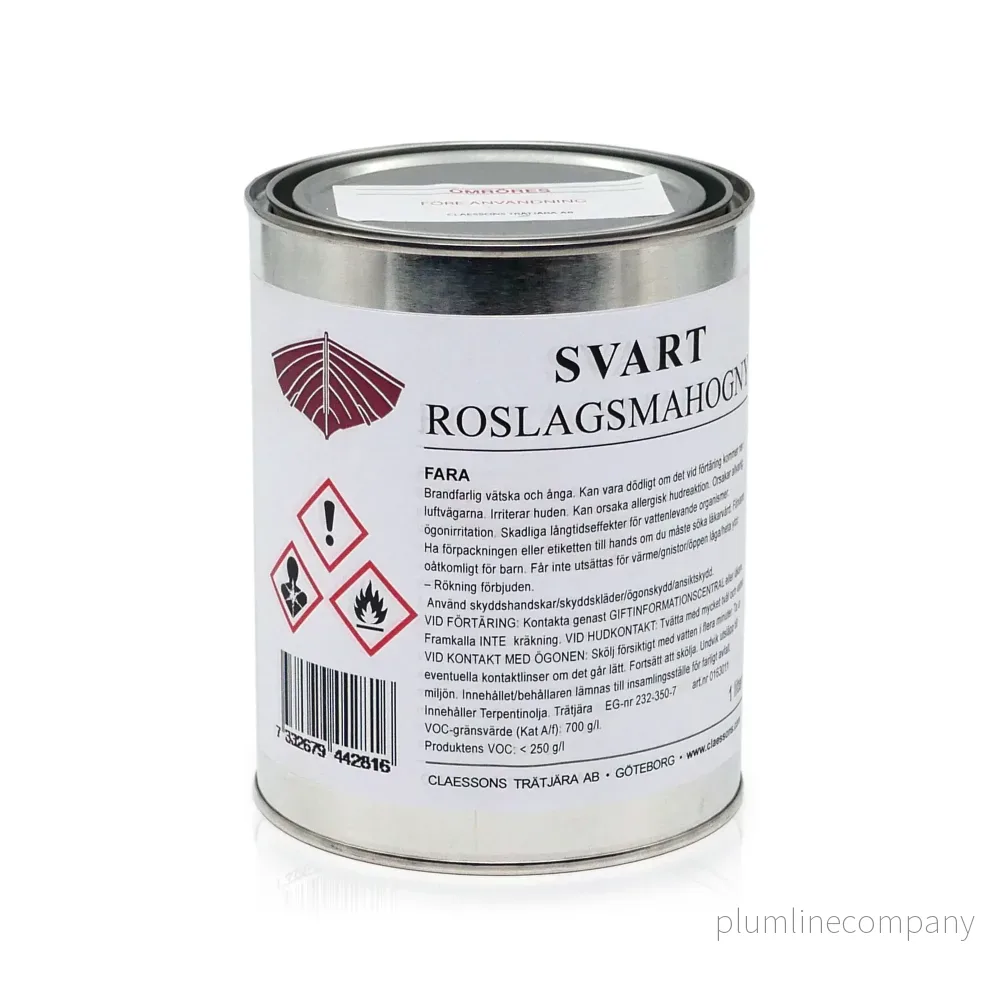 Svart Roslagsmahogny