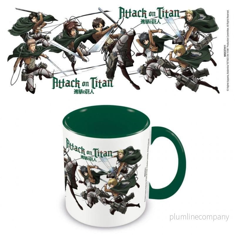 Attack on Titan Mug med Karaktärer från Säsong 3