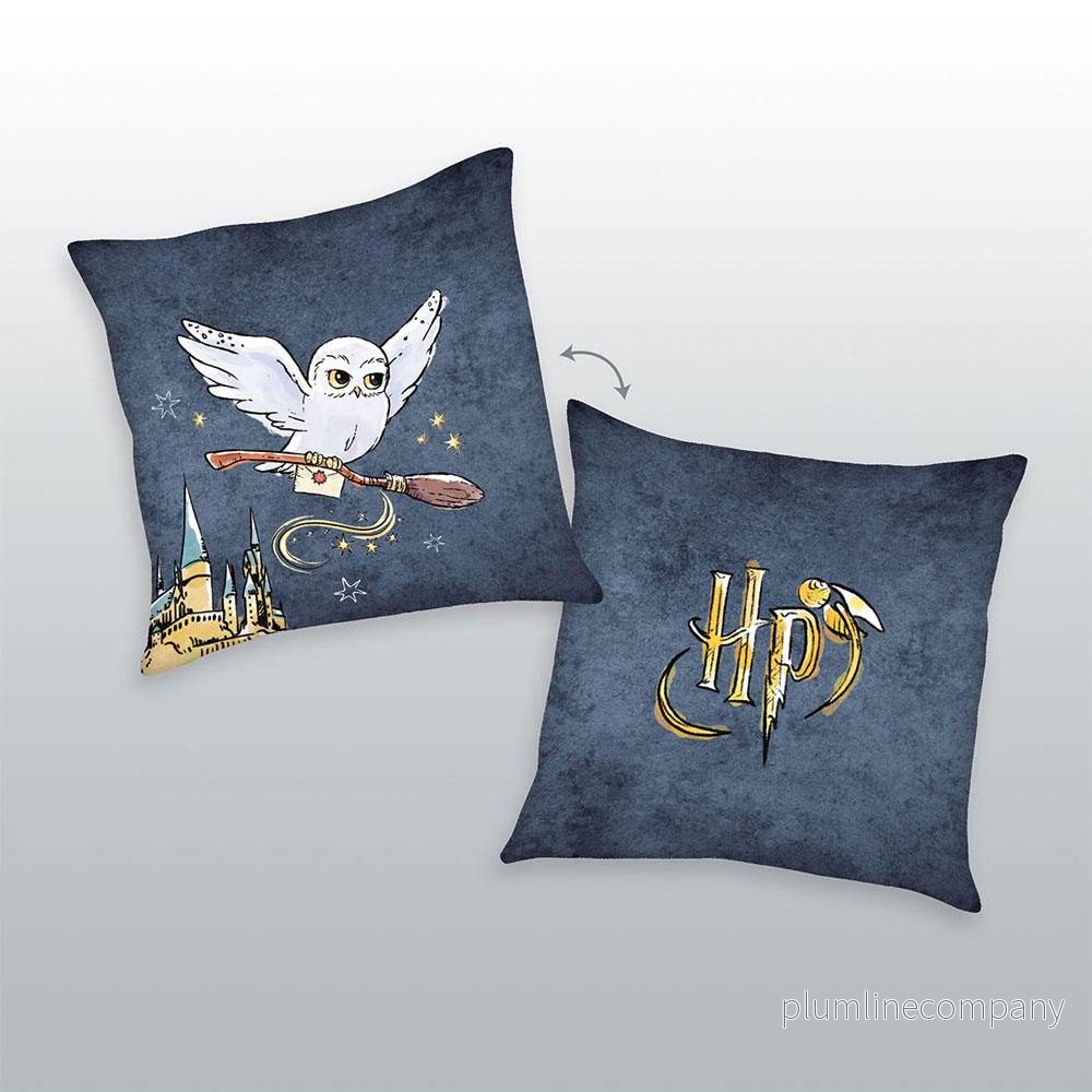Harry Potter Kudde Logo & Hedwig 40 x 40 cm Harry Potter Kudde Logo & Hedwig 40 x 40 cm