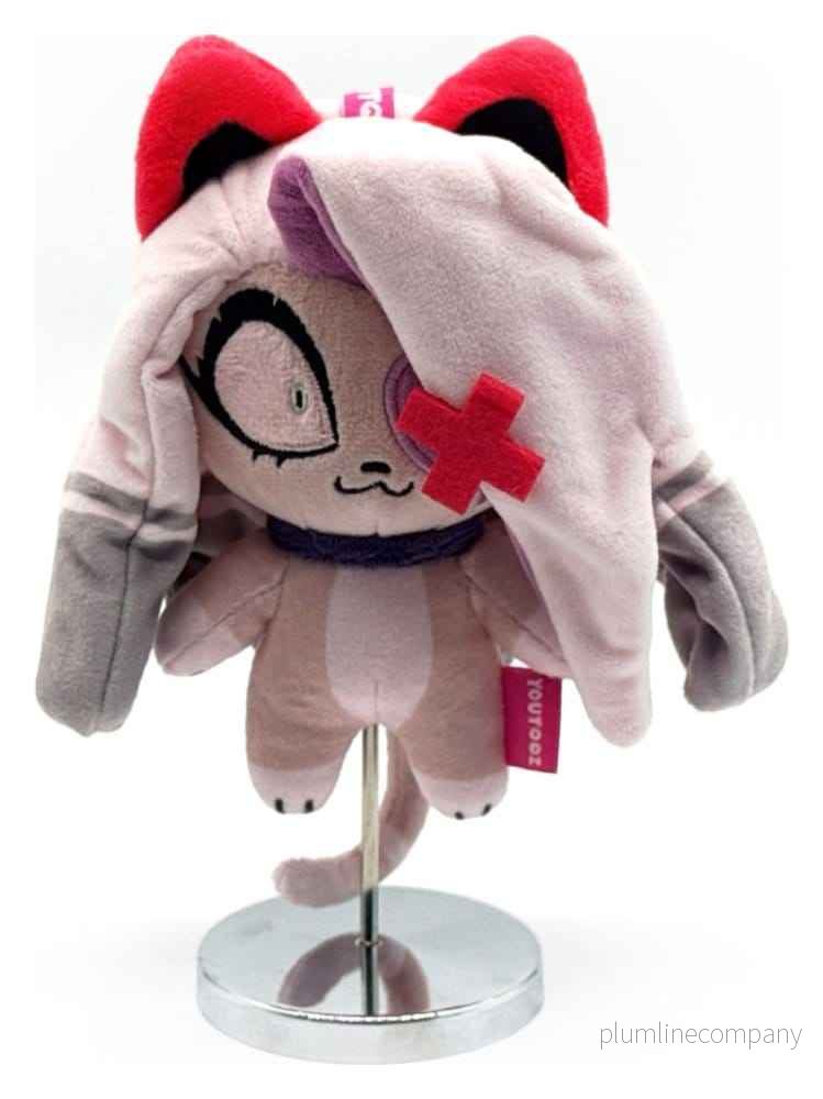 Hazbin Hotel Nyckelring Gosedjur Vaggie Kitty 13 cm Hazbin Hotel Nyckelring Gosedjur Vaggie Kitty 13 cm