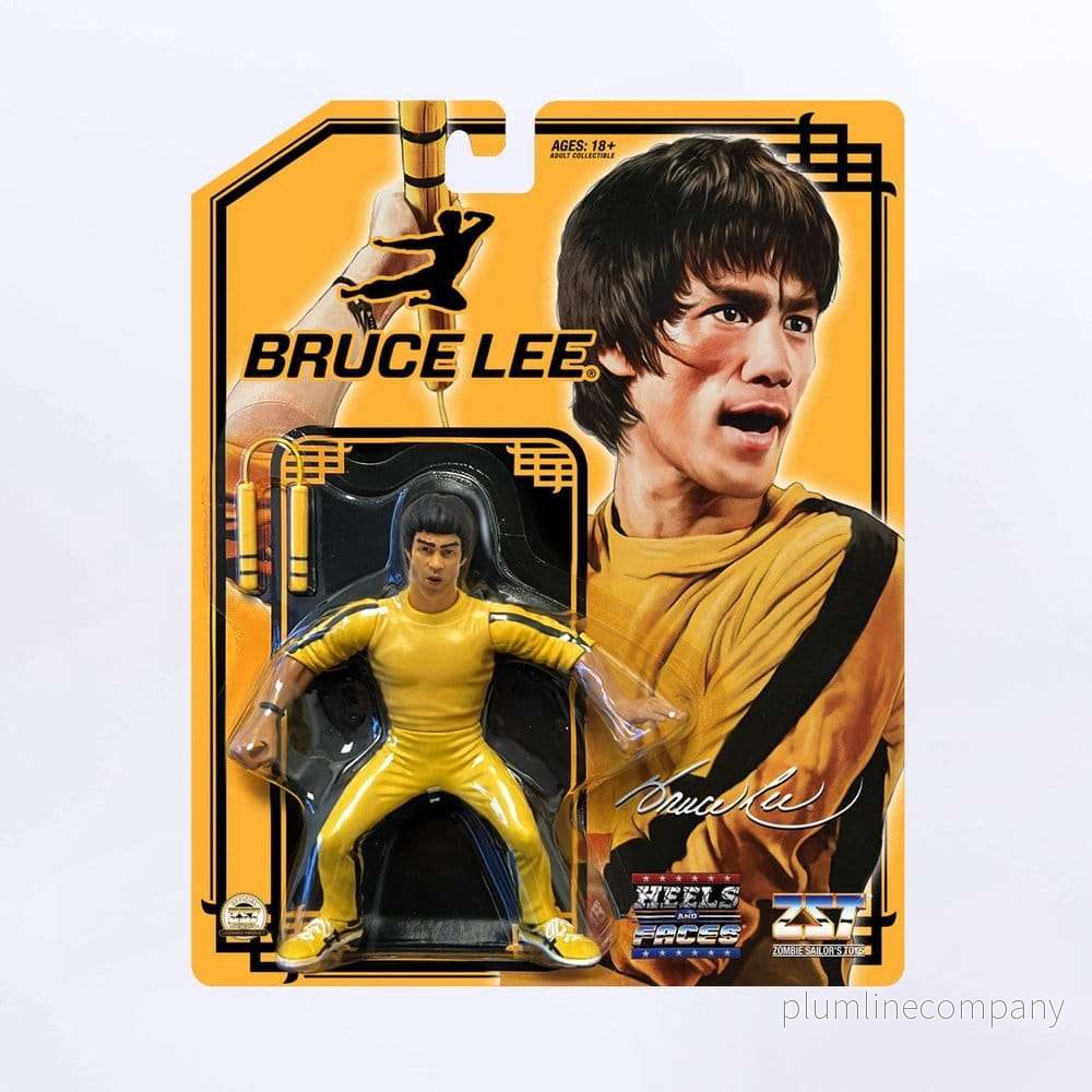 Bruce Lee Zombie Sailors Toys Actionfigur i gul träningsdress, 11 cm - Bild 2