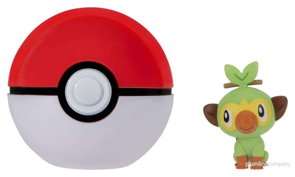 Pokémon Clip ’n’ Go Action Figure Wave 21 Grookey & Poké Ball Pokémon Clip ’n’ Go Action Figure Wave 21 Grookey & Poké Ball