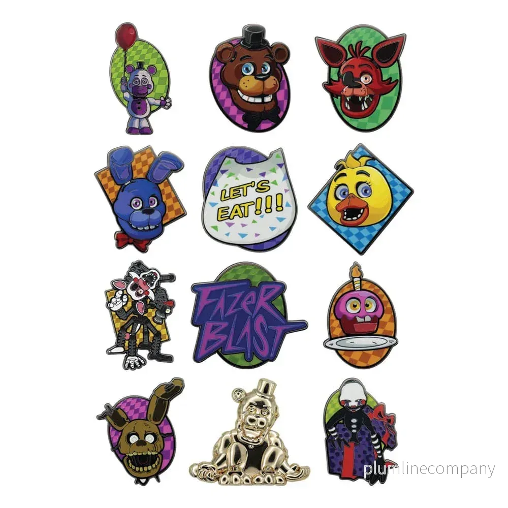 Five Nights at Freddy's Mystery Pin Badge Display (12 st) - Bild 2