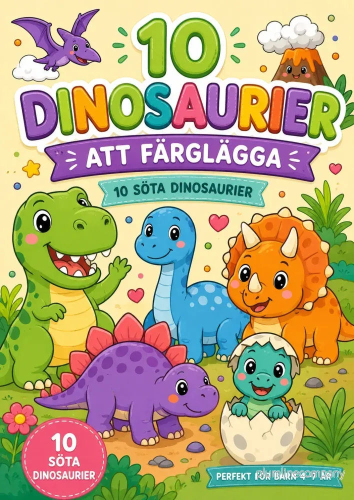 10 söta dinosaurier 10 söta dinosaurier