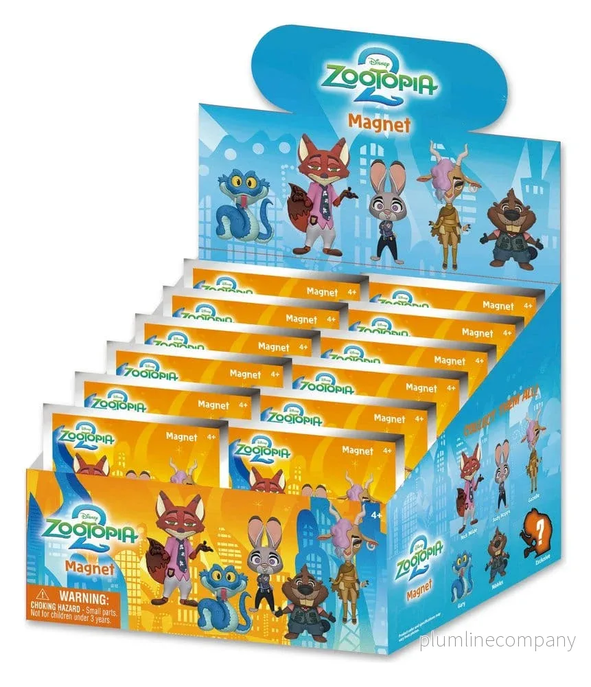 Zootopia 2 Magneter blindpaket Serie 1 Display (12) Zootopia 2 Magneter blindpaket Serie 1 Display (12)