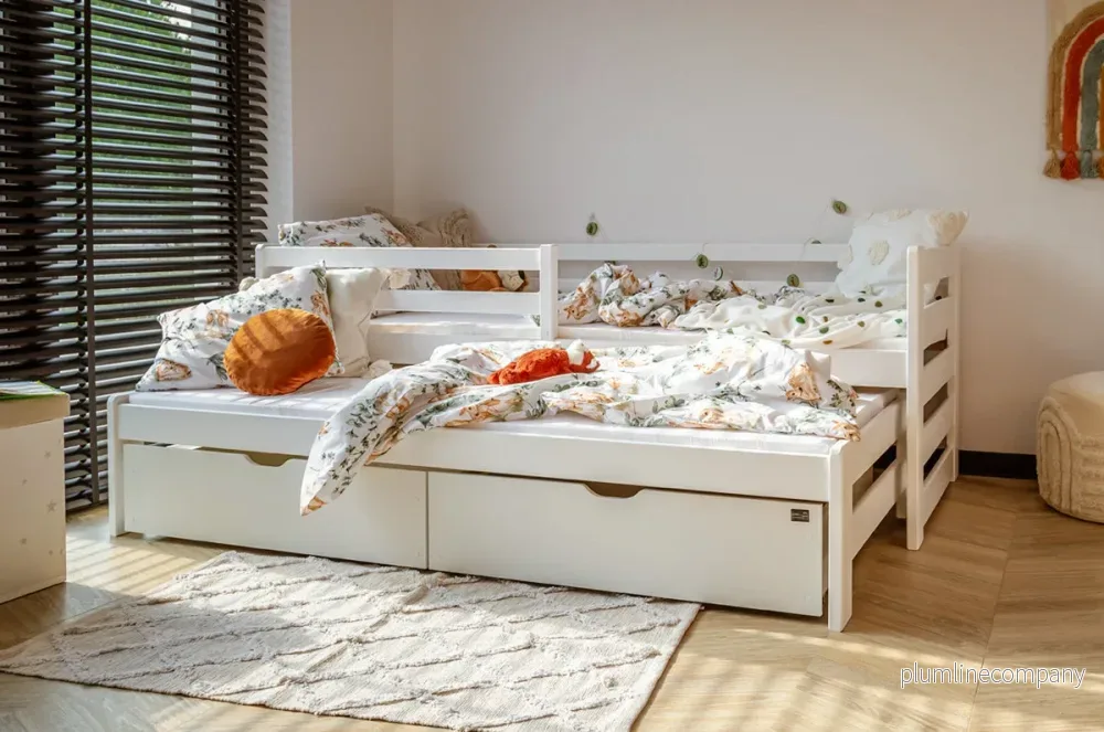Barnsäng med gästsäng och 2 lådor 90x200 - SENSO - Bild 3