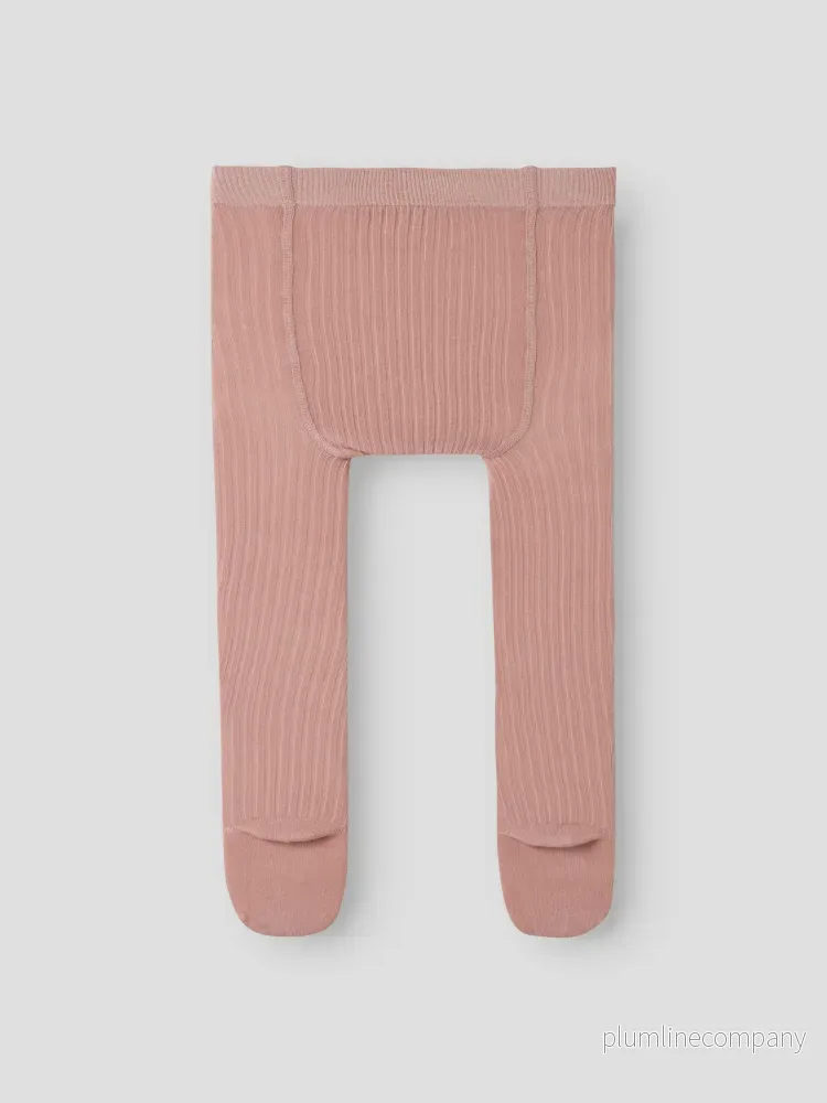 Strumpbyxor i ekologisk bonus - NMNILSO PANTYHOSE LIL NOOS - Misty Rose - Bild 2