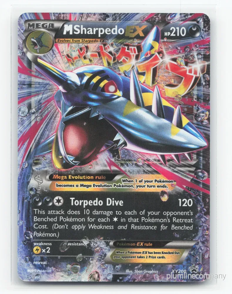 M Sharpedo-EX XY200 - XY Black Star Promos