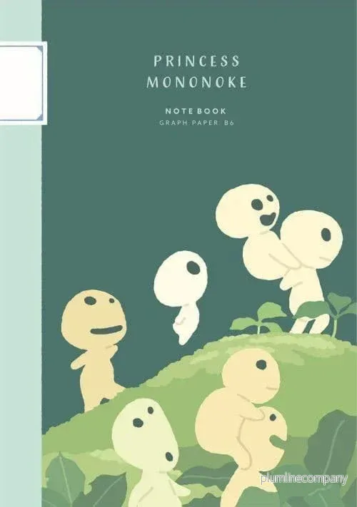 Princess Mononoke Anteckningsblock Kodama Princess Mononoke Anteckningsblock Kodama