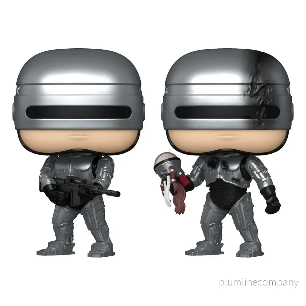 Robocop POP! Movies Figurer Robocop (Metallic) med Chase 9 cm Sortiment (6) Robocop POP! Movies Figurer Robocop (Metallic) med Chase 9 cm Sortiment (6)