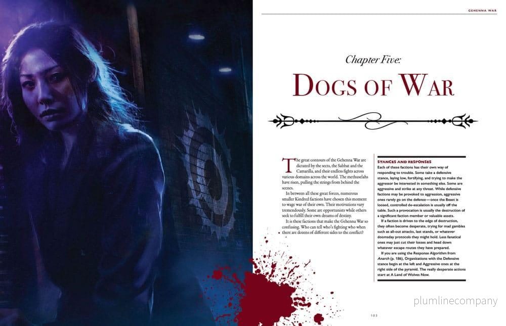 Vampire: The Masquerade 5th Edition RPG bok Gehenna War Sourcebook *Engelska versionen* - Bild 3