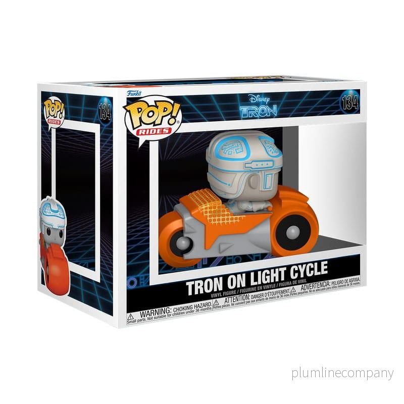 Tron (1982) POP! Rides Deluxe Vinyl Tron med Cykel 9 cm - Bild 3
