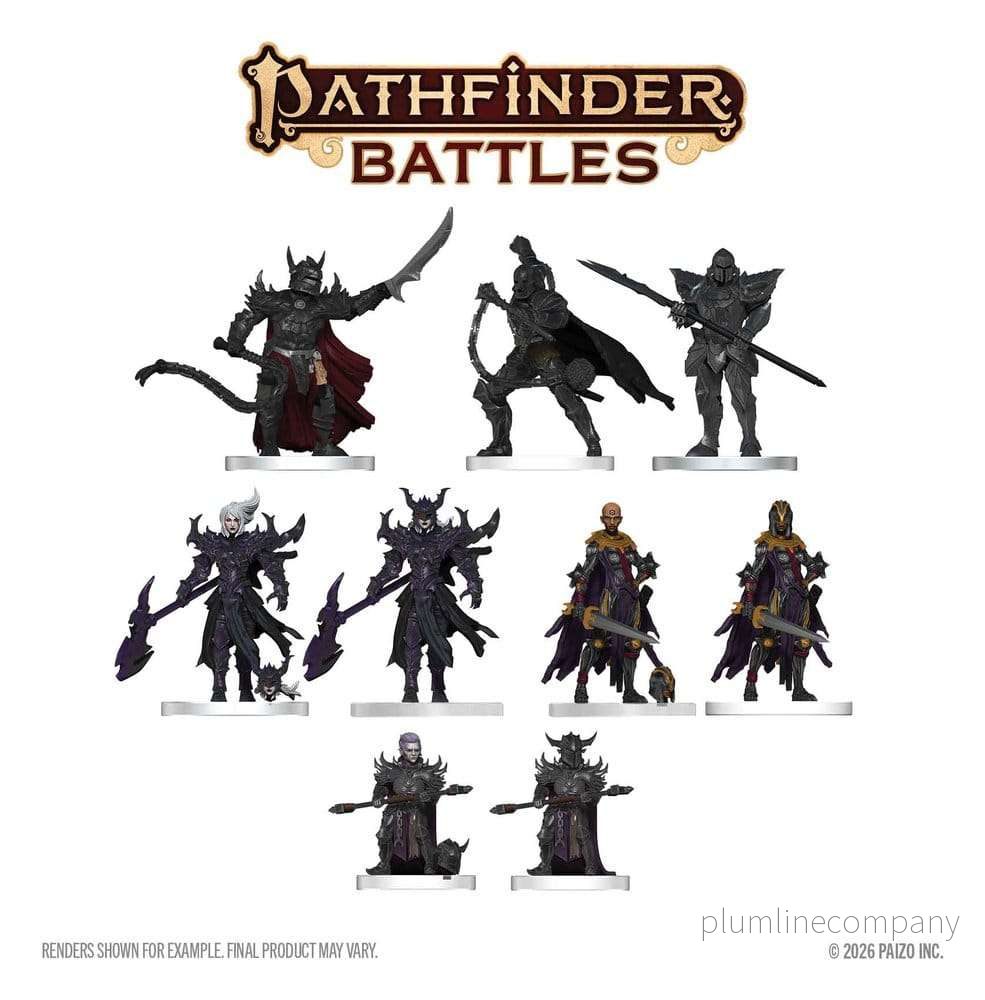 Pathfinder Battles Förmålade Minifigurer Hellknight Vanguard 20 cm - Bild 2