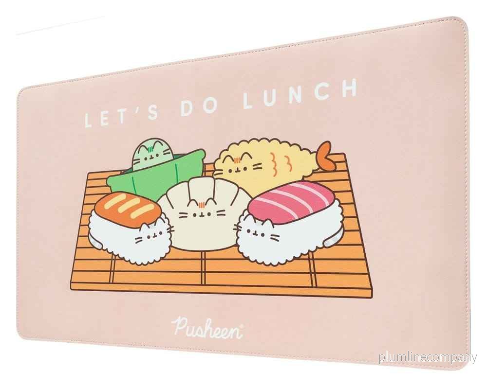 Pusheen Skrivbordsskydd Musmatta Sushi Rulle 35 x 60 cm - Bild 2