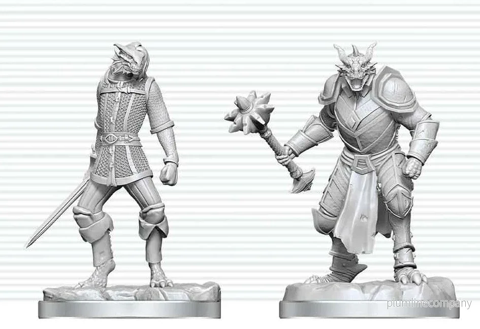 Dungeons & Dragons Nolzur’s Marvelous Miniatures Omålade Minifigurer Dragonborn Paladin och Dragonborn Squire, 14 cm Dungeons & Dragons Nolzur’s Marvelous Miniatures Omålade Minifigurer Dragonborn Paladin och Dragonborn Squire, 14 cm