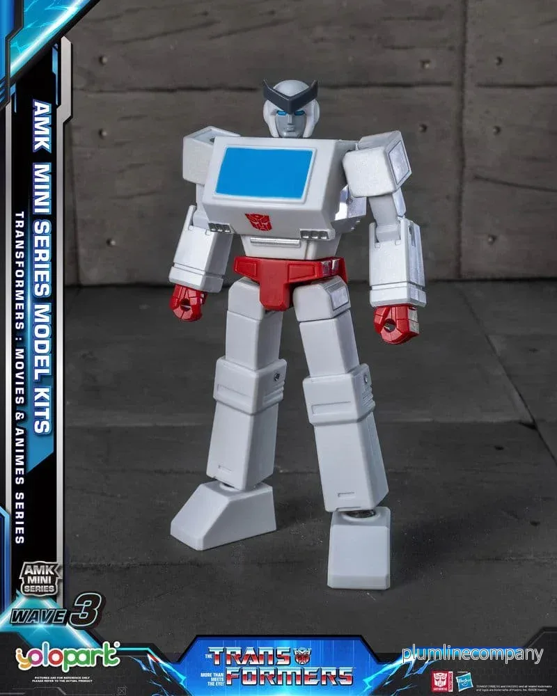 Transformers Generation One AMK Mini Series Plastmodell Sats Vågor 3 Ratchet G1 11 cm Transformers Generation One AMK Mini Series Plastmodell Sats Vågor 3 Ratchet G1 11 cm