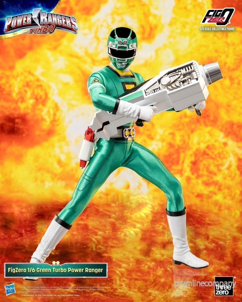 Power Rangers Turbo FigZero Action Figur 1/6 Green Turbo Power Ranger 30 cm