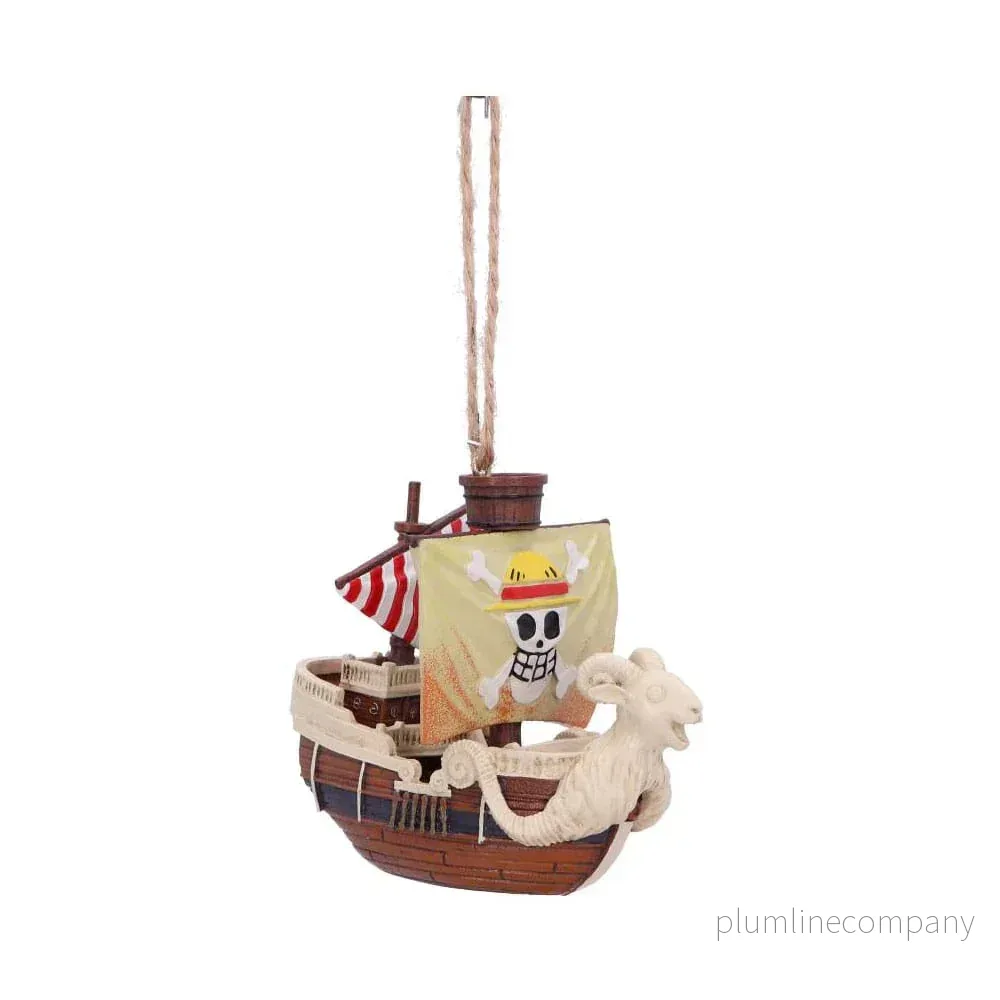 One Piece Hängande Träornament Going Merry 8 cm One Piece Hängande Träornament Going Merry 8 cm