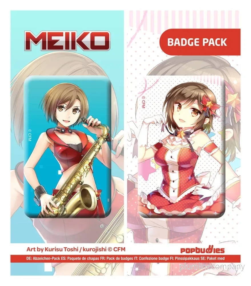 Vocaloid Knapp 2-Pack Meiko (Konst av Kurisu Toshi / kurojishi) Vocaloid Knapp 2-Pack Meiko (Konst av Kurisu Toshi / kurojishi)