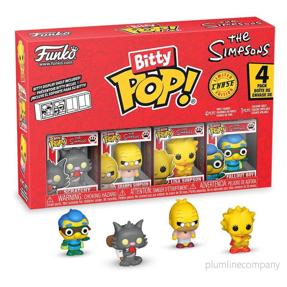 The Simpsons Bitty POP! Figur 4-Pack Series 4 – 2 cm