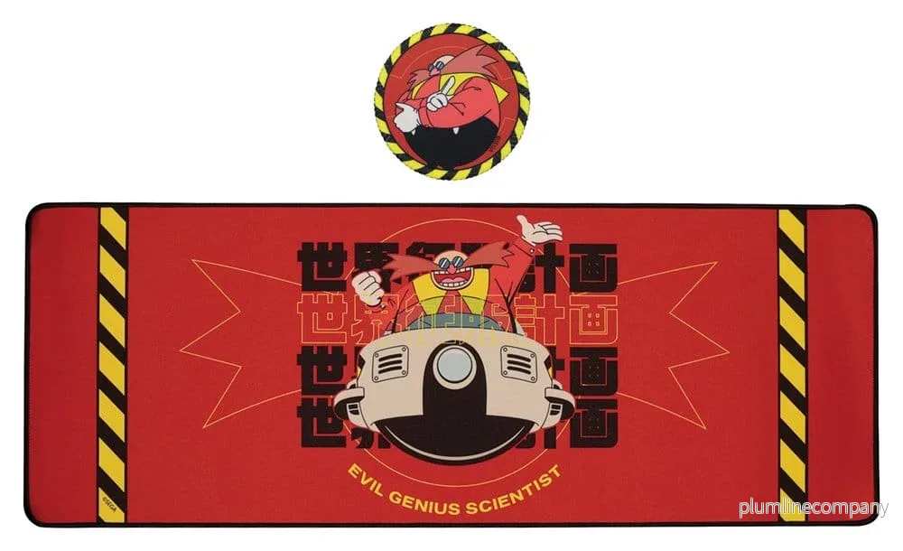 Sonic - The Hedgehog Desk Pad & Coaster Set Dr. Eggman