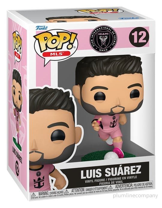 EFL POP! MLS-figur Inter Miami CF – Luis Suárez (Rosa) 9 cm - Bild 3