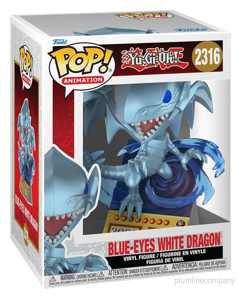 Yu-Gi-Oh! POP! Premium-figur Blåögd drake 9 cm - Bild 3
