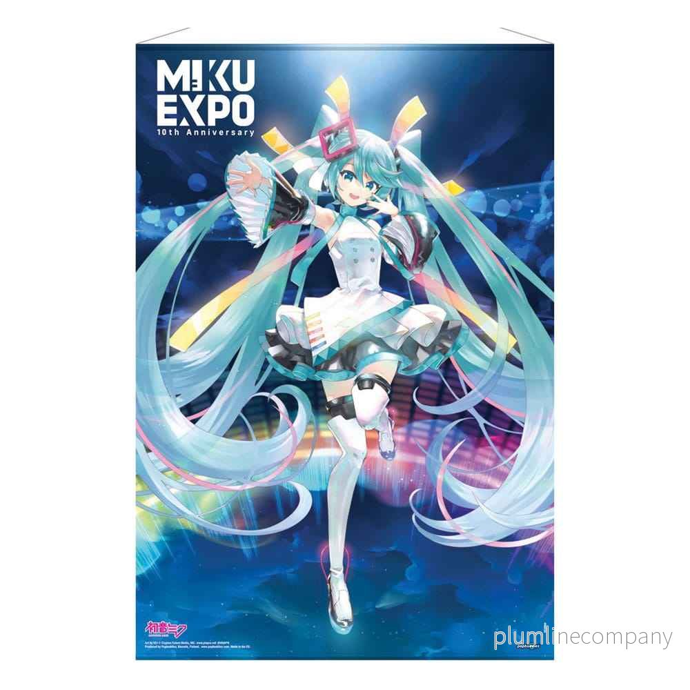Hatsune Miku Väggscroll Miku Expo 10-årsjubileumsutgåva Begränsad upplaga 61 x 91 cm