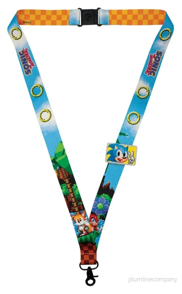 Sonic the Hedgehog Nyckelband och Pin-broschset - Bild 3