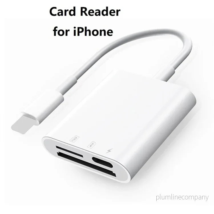 NÖRDIC Lightning Kortläsare 2 Slot SD, MicroSD 1xLightning-laddning UHS-I NÖRDIC Lightning Kortläsare 2 Slot SD, MicroSD 1xLightning-laddning UHS-I