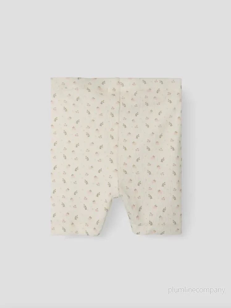 Lil' Atelier MINI - SLIM FIT - CYKELSHORTS - Coconut Milk - Bild 2
