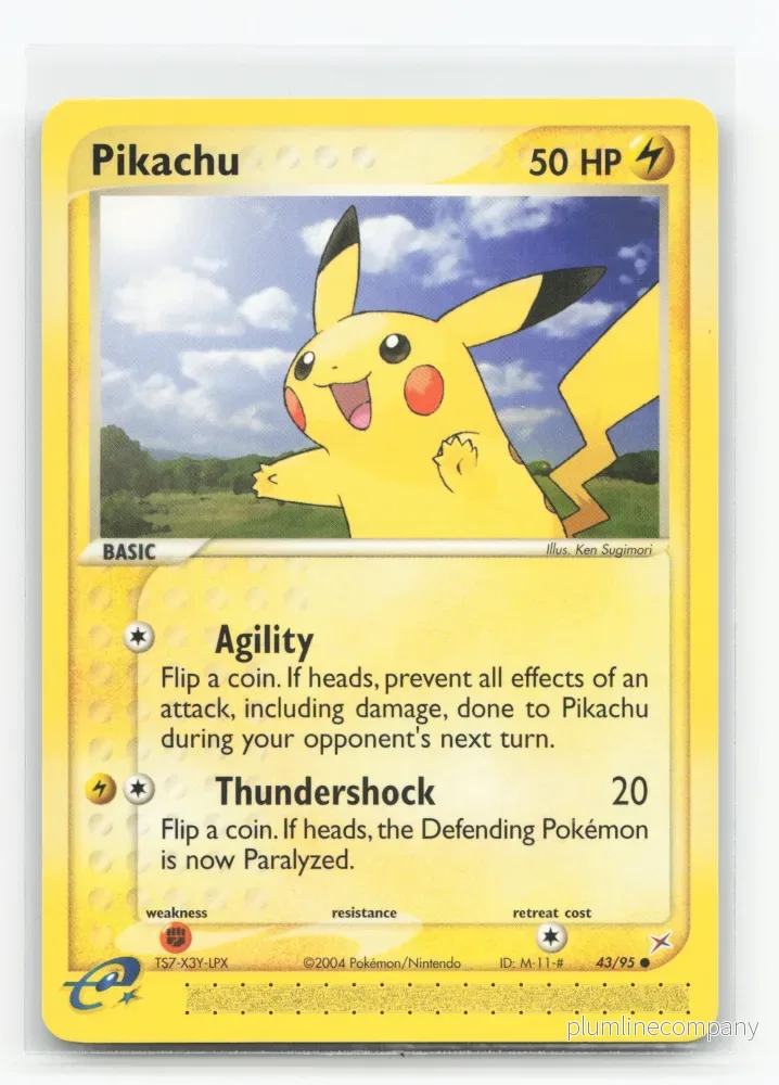 Pikachu 43/95 – Team Magma vs Team Aqua Pikachu 43/95 – Team Magma vs Team Aqua