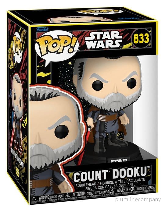 Star Wars: May the Fourth POP! Nooks Figur Count Dooku (Retro) 9 cm - Bild 3