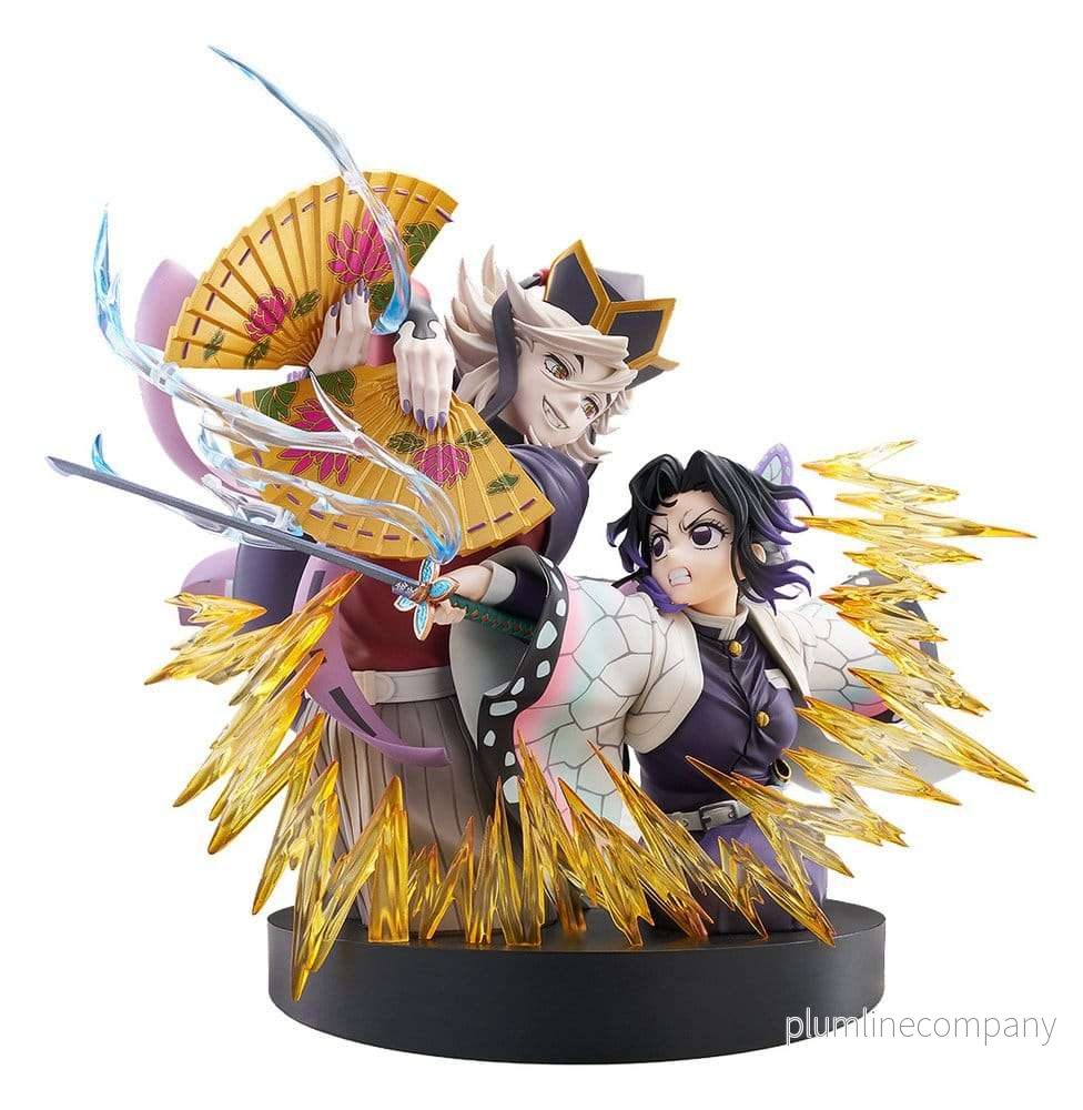 Demon Slayer: Kimetsu no Yaiba PVC-figurer 2-pack Shinobu Kocho & Doma 18 cm Demon Slayer: Kimetsu no Yaiba PVC-figurer 2-pack Shinobu Kocho & Doma 18 cm