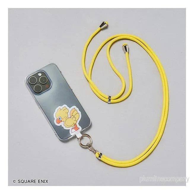 Final Fantasy Mobiltelefonskuldrem med Chocobo-design - Bild 3