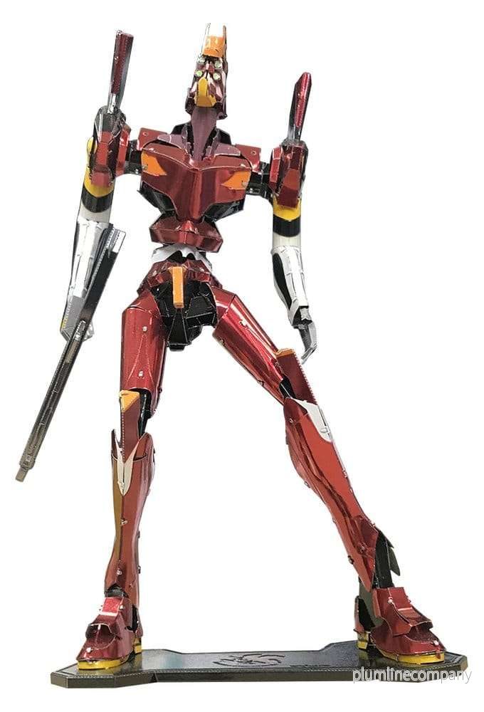 Evangelion Metallisk Nano Plastmodell Enhet 02, 17 cm Evangelion Metallisk Nano Plastmodell Enhet 02, 17 cm