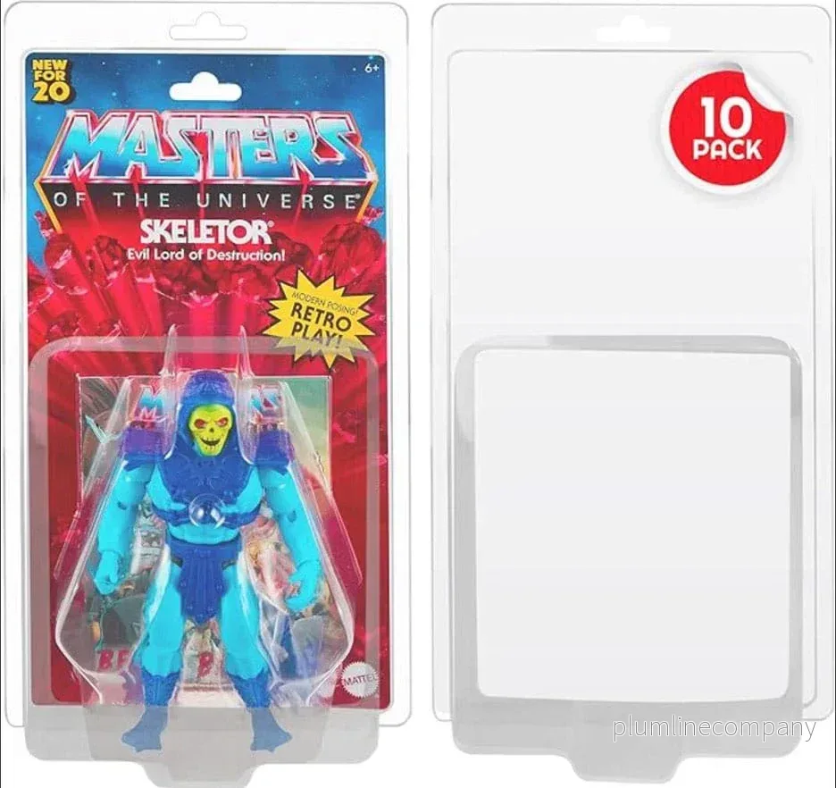 Clamshell PET Skydd för Masters of the Universe Action Figurr – 10-Pack Clamshell PET Skydd för Masters of the Universe Action Figurr – 10-Pack