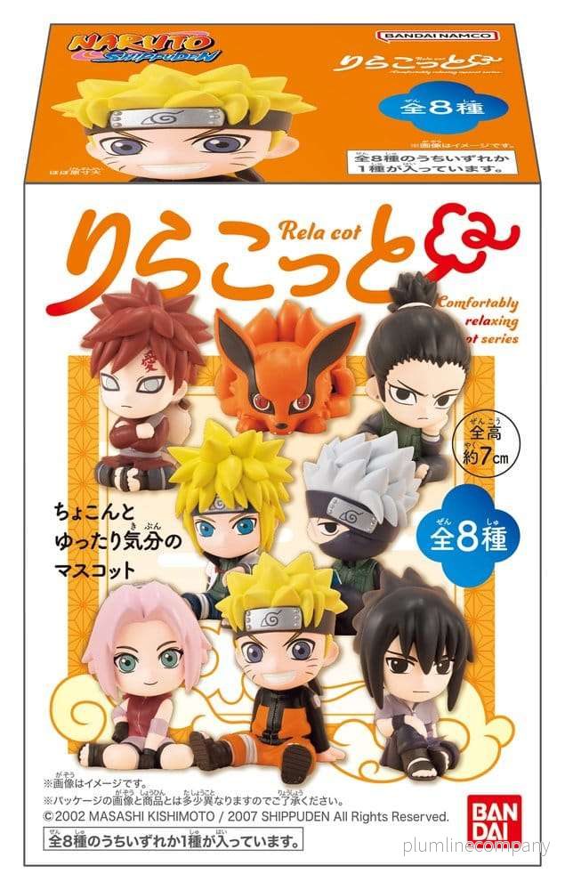 Naruto Relacot minifigurer Blind Box 7 cm Display (10) Naruto Relacot minifigurer Blind Box 7 cm Display (10)