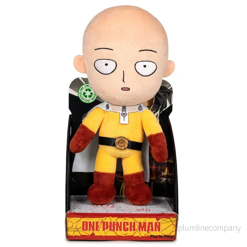One Punch Man Saitama plyschdocka 27 cm One Punch Man Saitama plyschdocka 27 cm