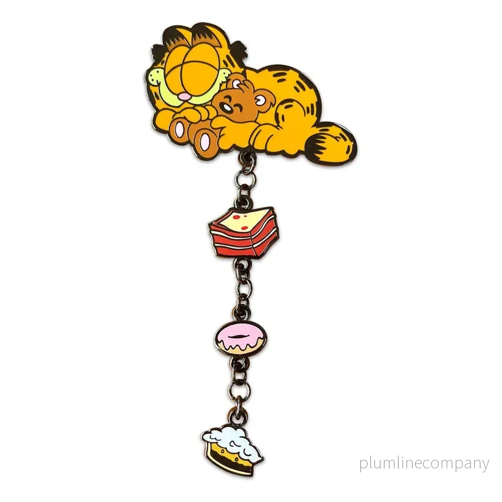 Garfield Hängande Pin Badge – Garfield 13 cm