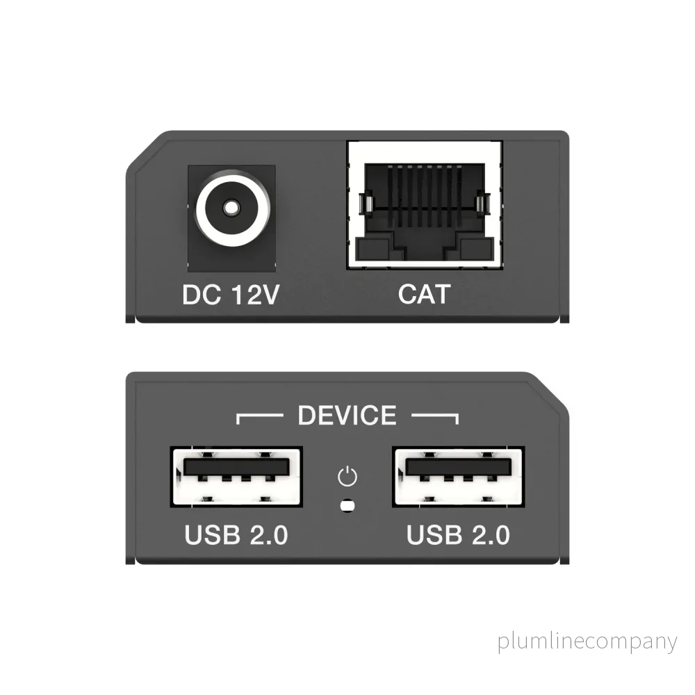 NÖRDIC USB-Förlängning Splitter 1 till 2 CAT6 100m NÖRDIC USB-Förlängning Splitter 1 till 2 CAT6 100m