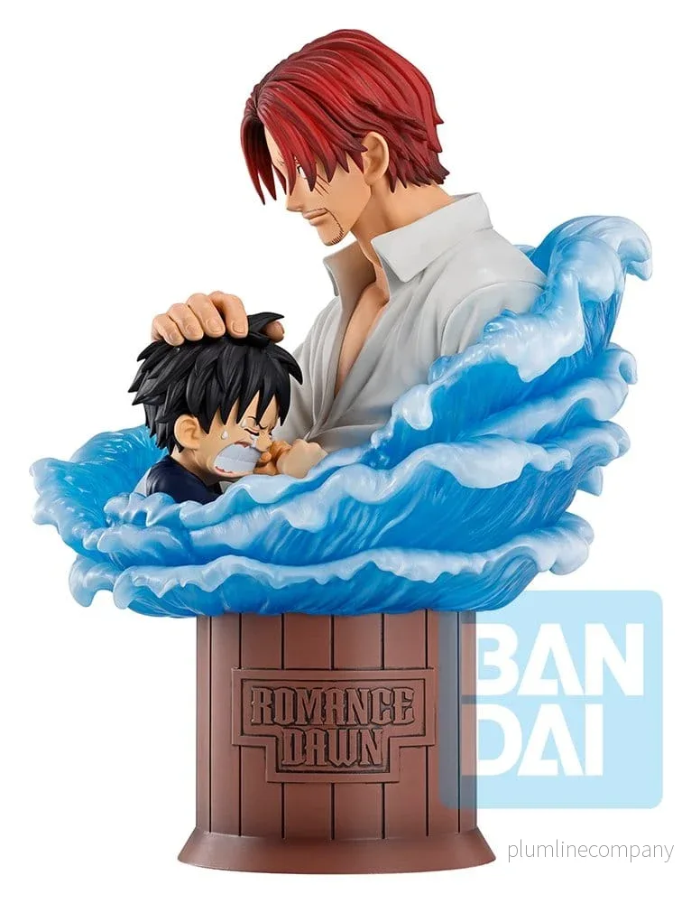 One Piece Ichibansho PVC Figur Shanks & Luffy (Röda Hår Pirater) 15 cm - Bild 2