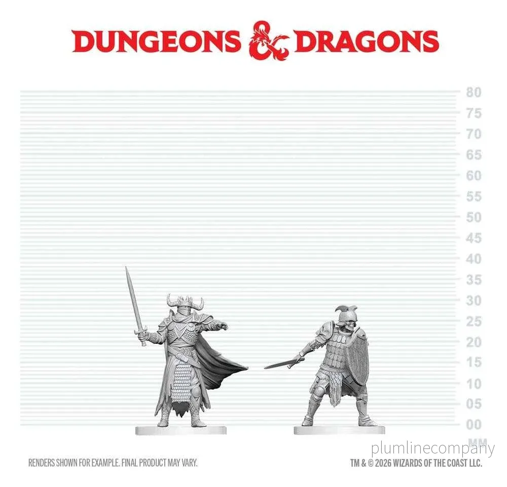 Dungeons & Dragons Nolzur's Marvelous Miniatures Omålade miniatyrer Death Knight & Death Knight Aspirant 14 cm - Bild 2